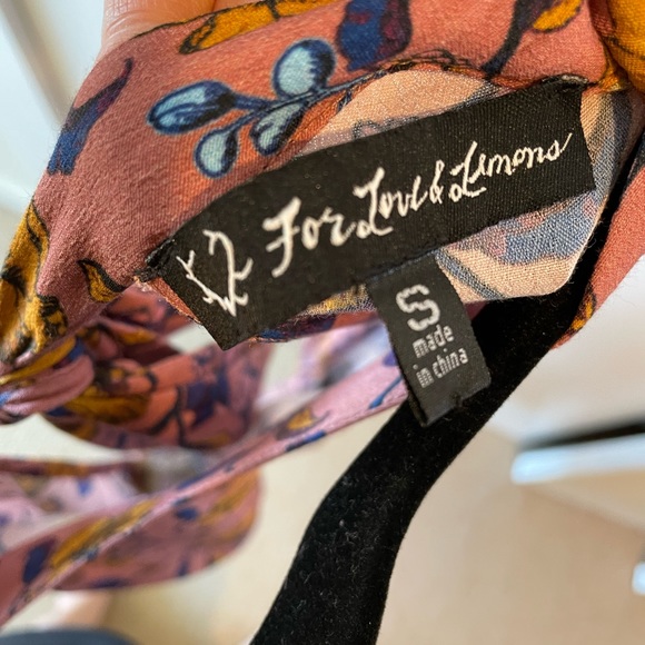 For Love and Lemons open back long sleeved dress - Picture 7 of 10